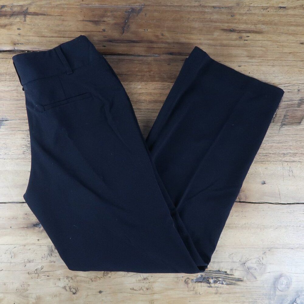RAFAELLA BLACK WIDE LEG OFFICE WORK BUSINESS PANT SIZE 6P